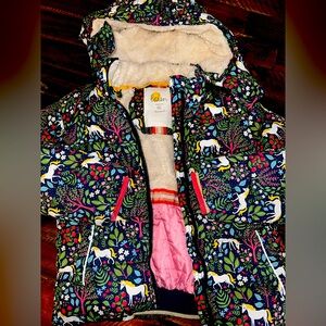 Boden Woodland Puffer Coat 8/9